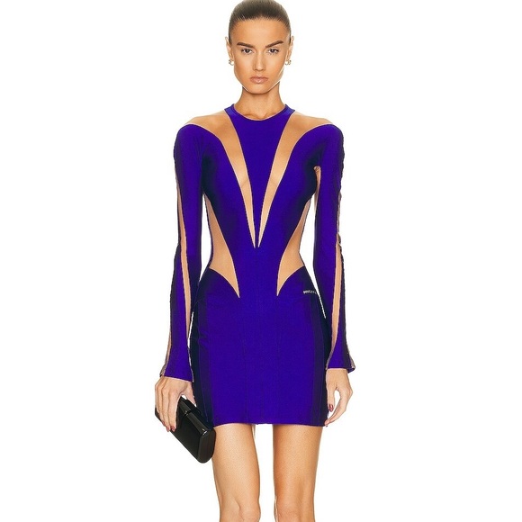 Mugler Dresses & Skirts - Mugler Long Sleeve Mini Dress